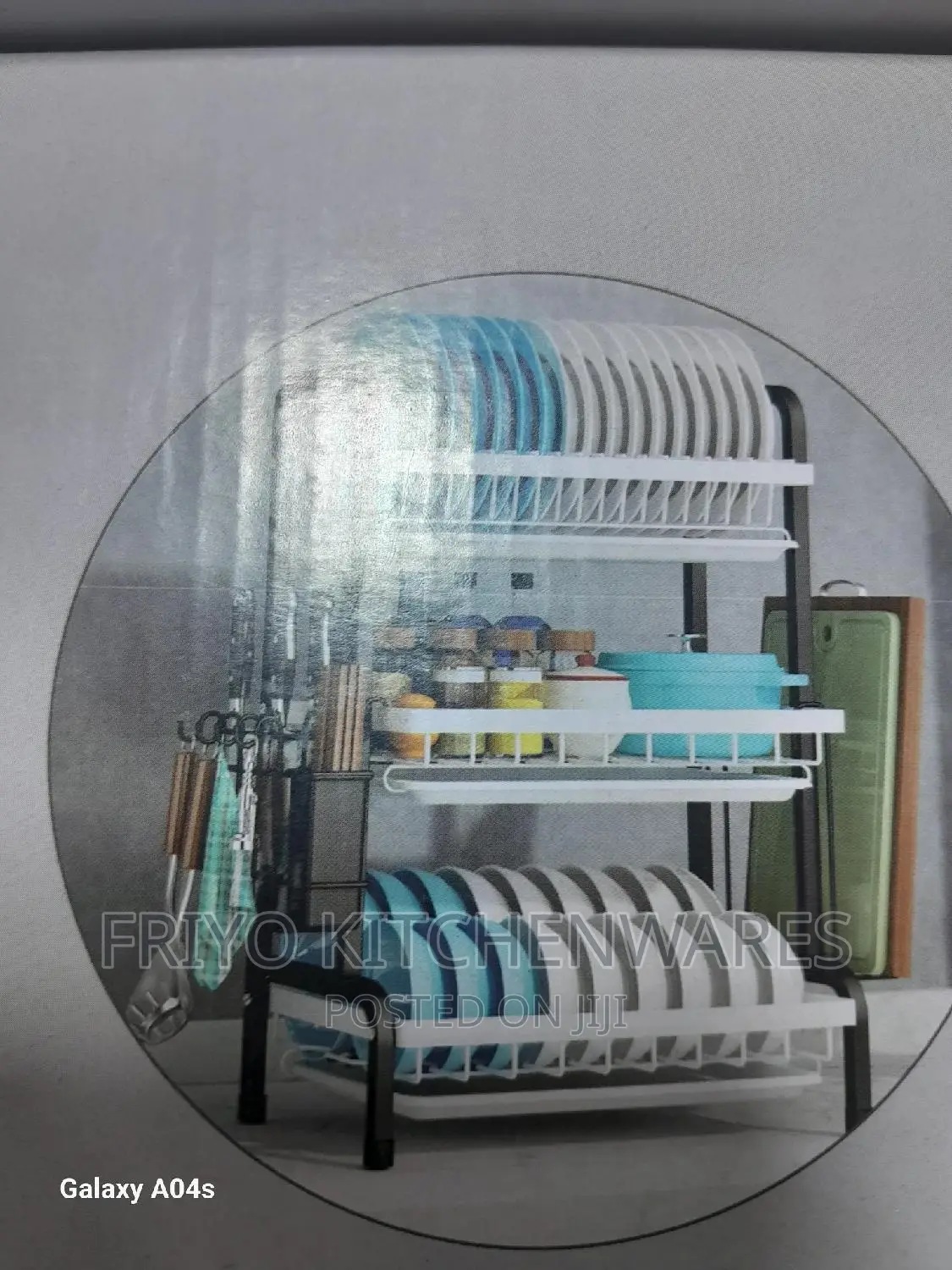 3 Steps Dish Drainer