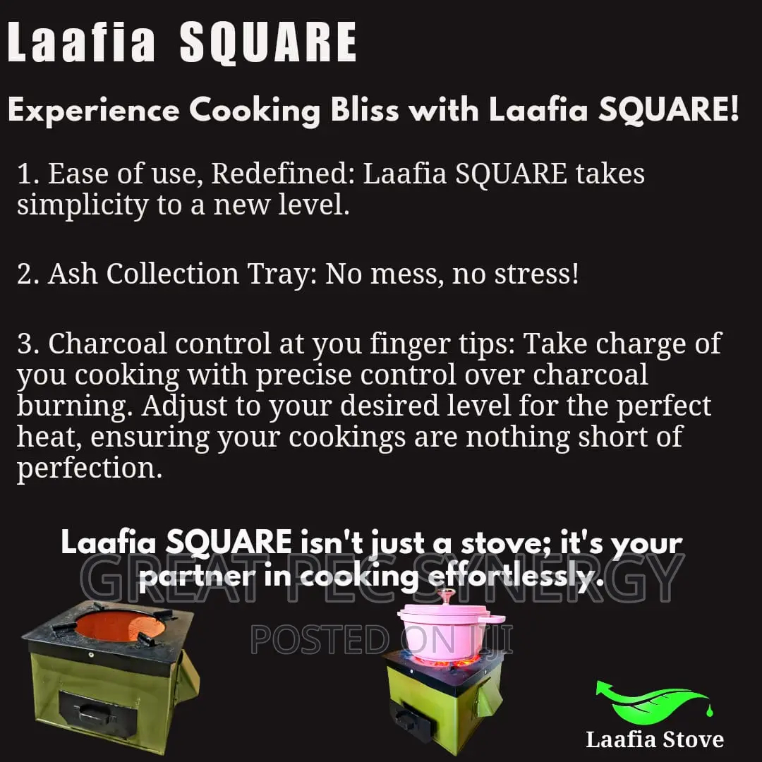 Square Charcoal Stove - Big Size