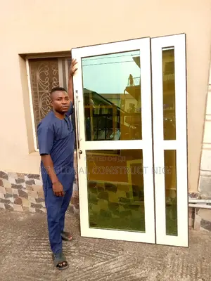 Aluminum Swing Door Series With Down Closer Engine