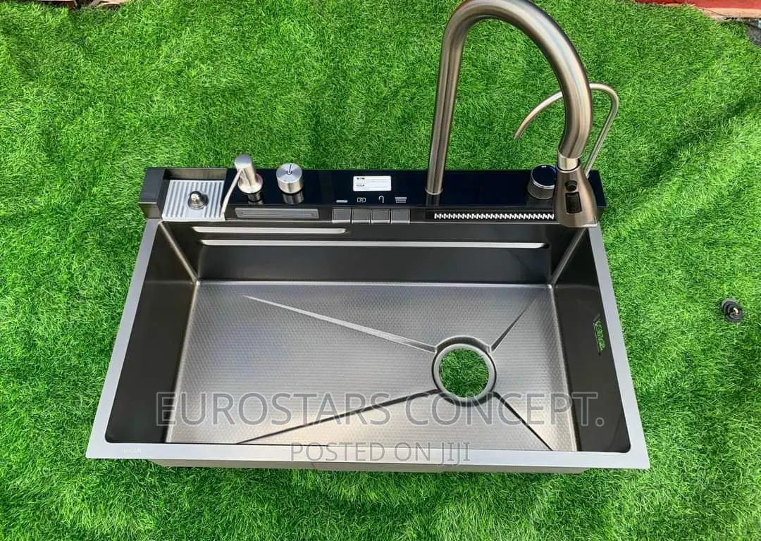 New Model Temperature Kitchen Sink With Pressing Control