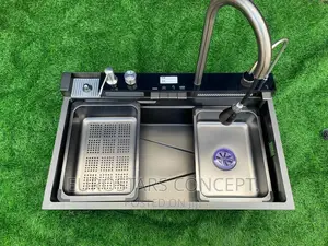 New Model Temperature Kitchen Sink With Pressing Control