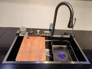 New Modern Sink With Pressing Control an Temperature Light