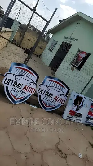 Logo Signage With LED Light
