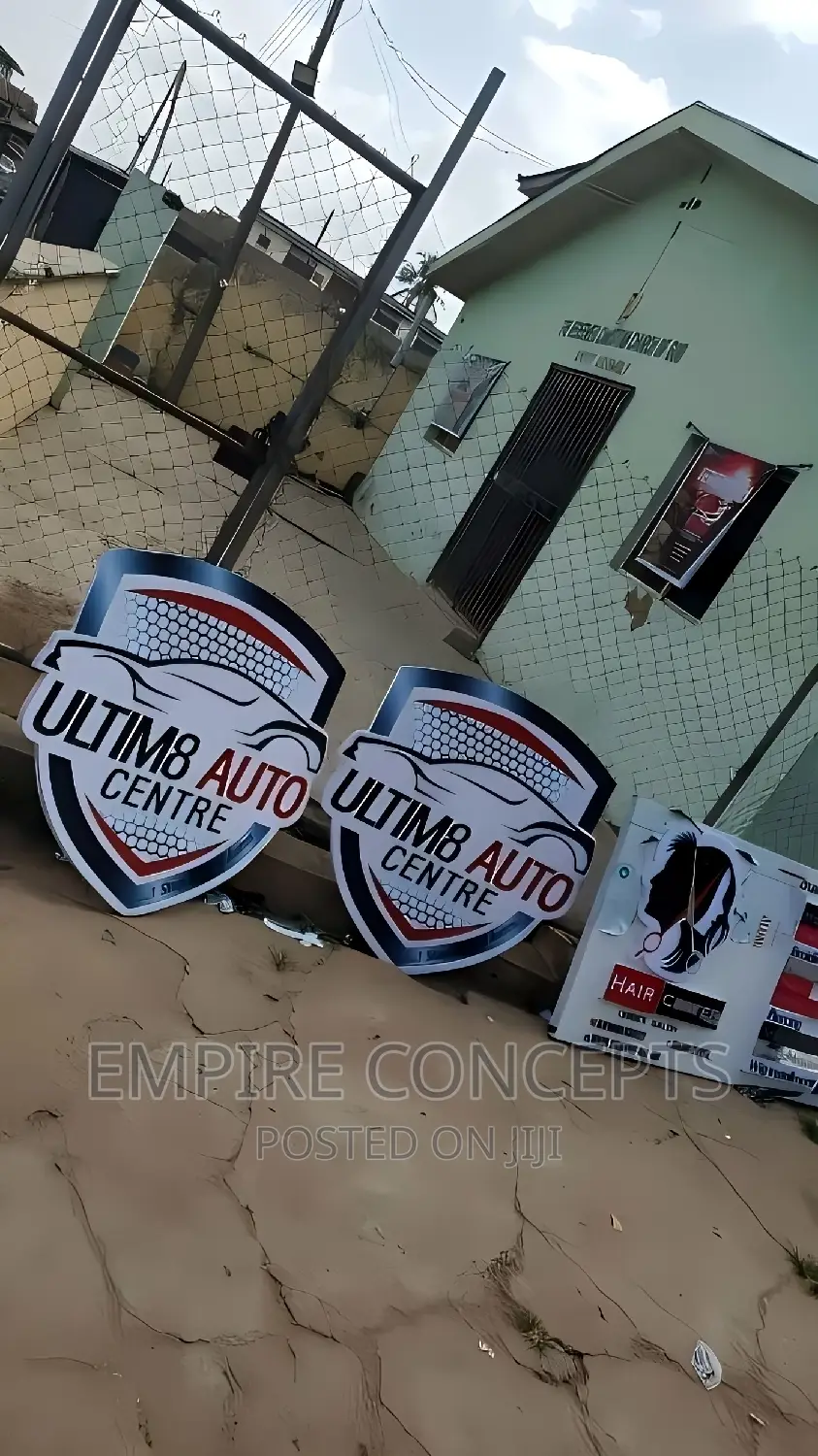 Logo Signage With LED Light