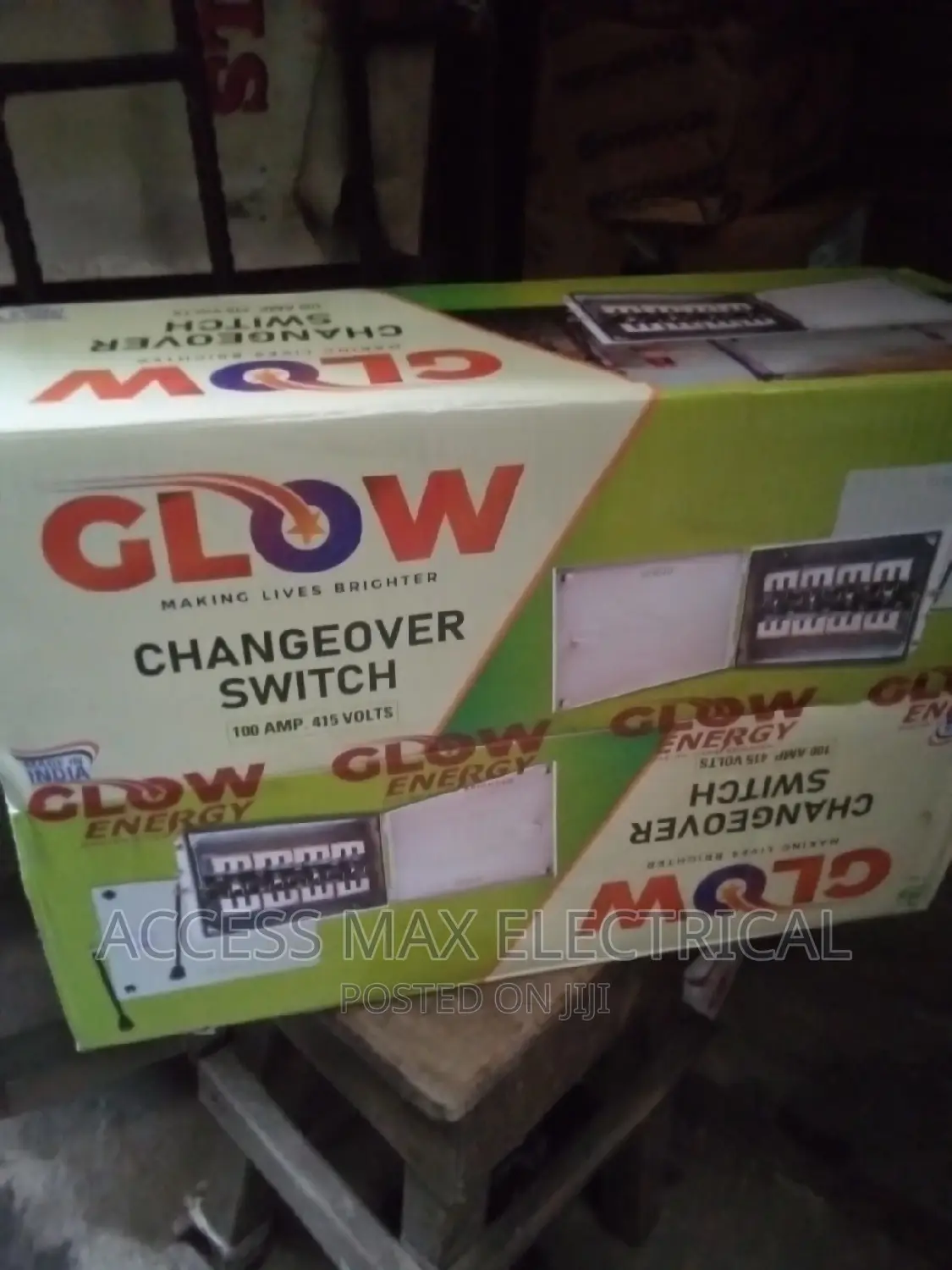 63amps Glow Change Over