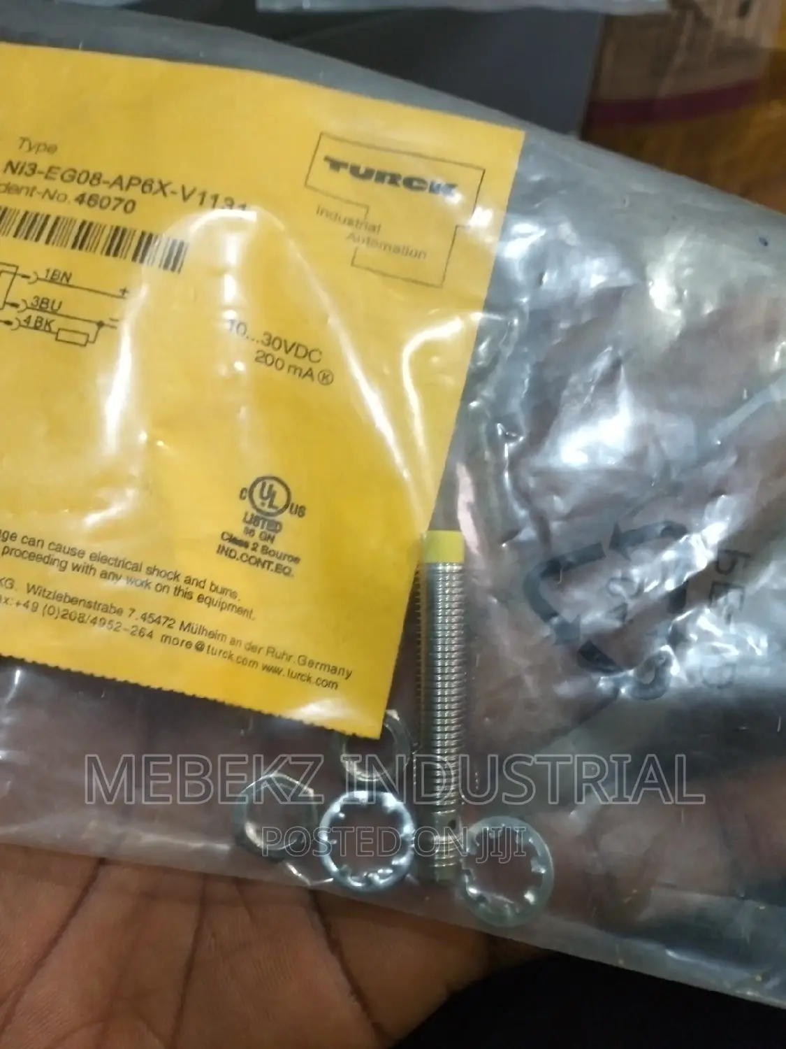 Turck Proximity Sensor Ni3-Eg08-Ap6x-V1131