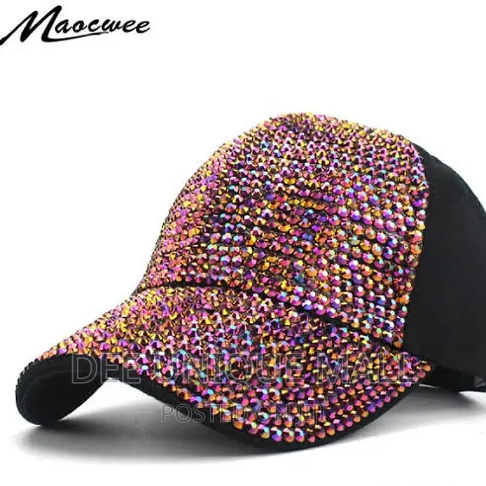 Bling Trendy Face Cap-Available in Colours
