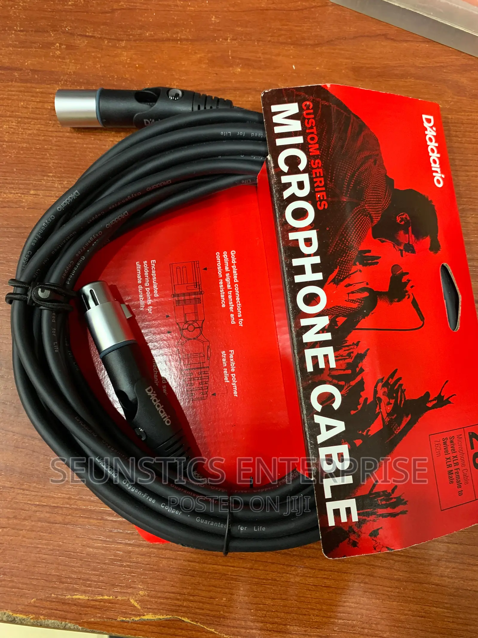 Quality D’Addario 25 Feet Microphone Cable/Cord