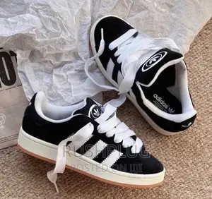 Luxury Adidas Campus CORE Black Sneakers