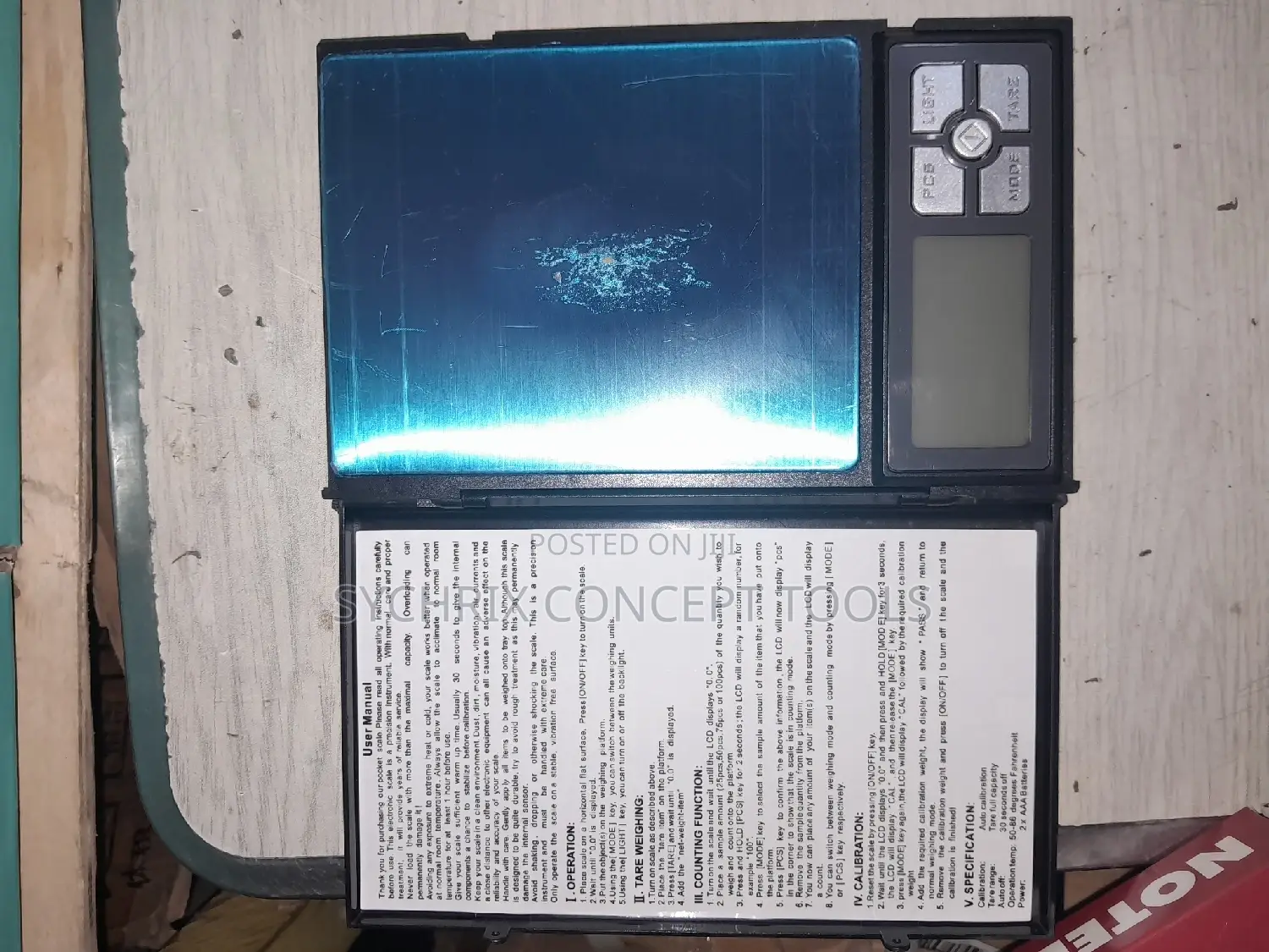 Pocket Scale , Jewellery Scale