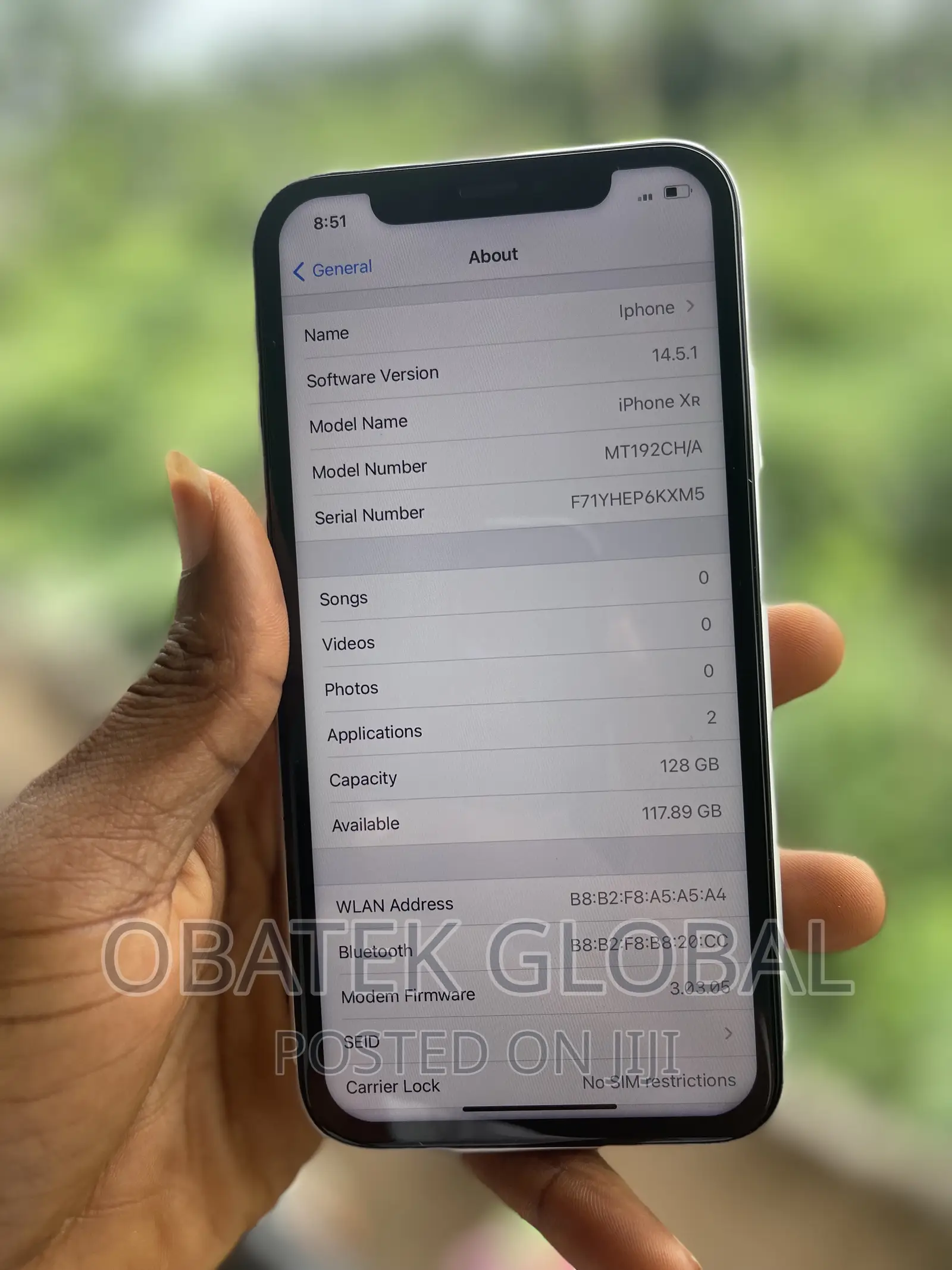 Apple iPhone XR 128 GB White