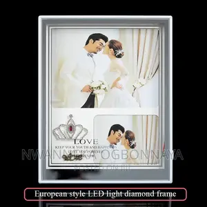 Photo Frame Table With Light LED +USB
