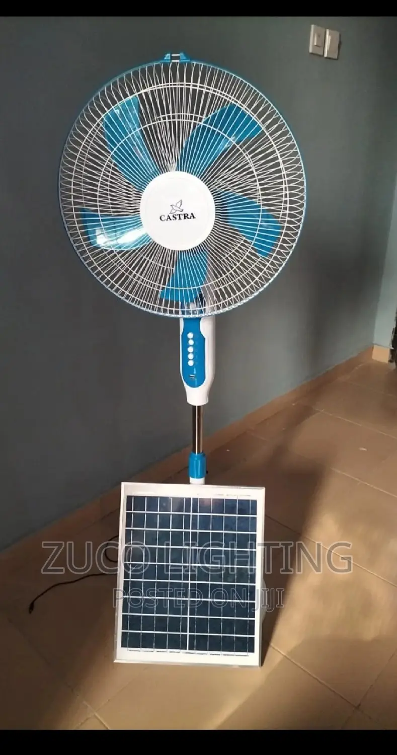 Solar Fan AC and DC With Separate Panel
