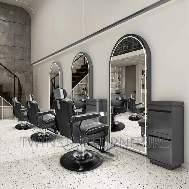 New Modern Leather Salon Chairs