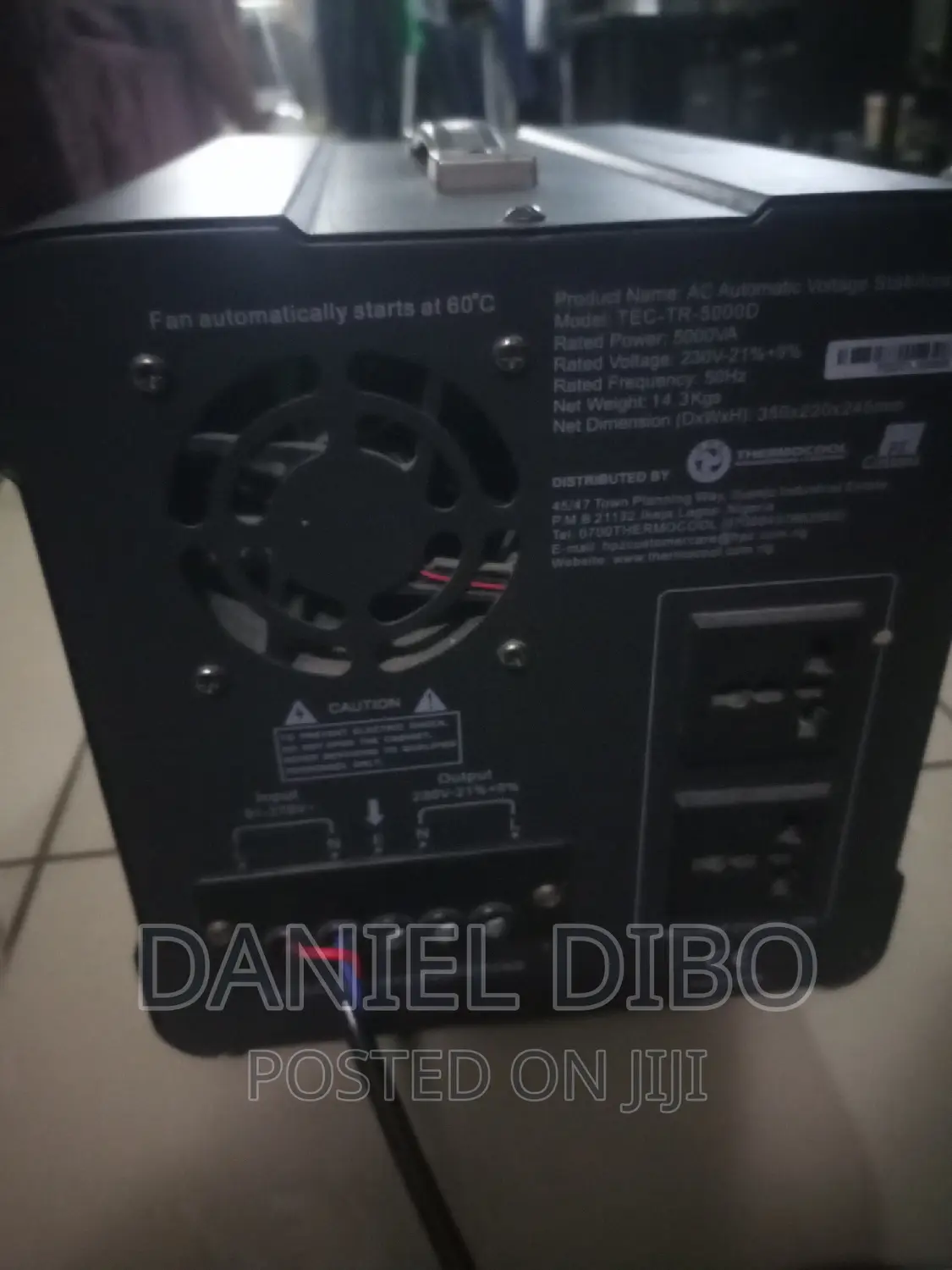 Thermocool Stabilizer Digital 5kva