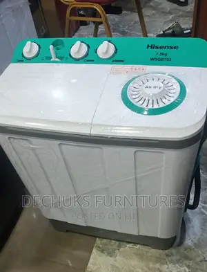 Hisense Twin Tub Washing Machine (7.5KG) Strong Durable