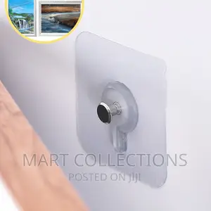 Adhesive Screw Hook Wall Screw Hook 2pcs