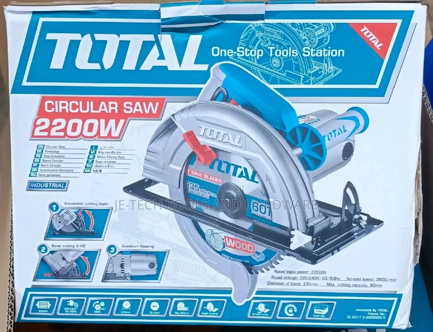Total Circular Saw Machine - 2200watts