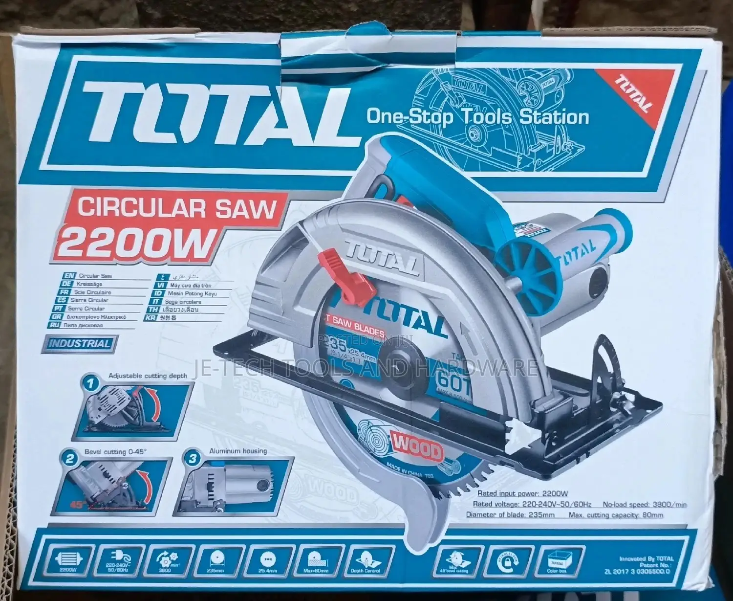 Total Circular Saw Machine - 2200watts