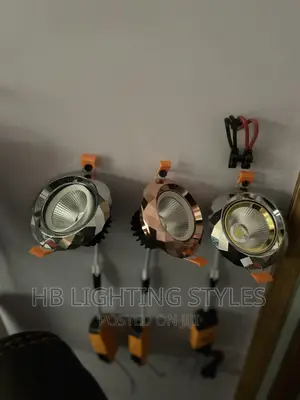 Silver, Gold, Black Downlight Recessed Spotlight