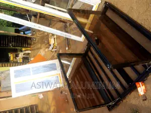 Transome Frameless Window With Burglary