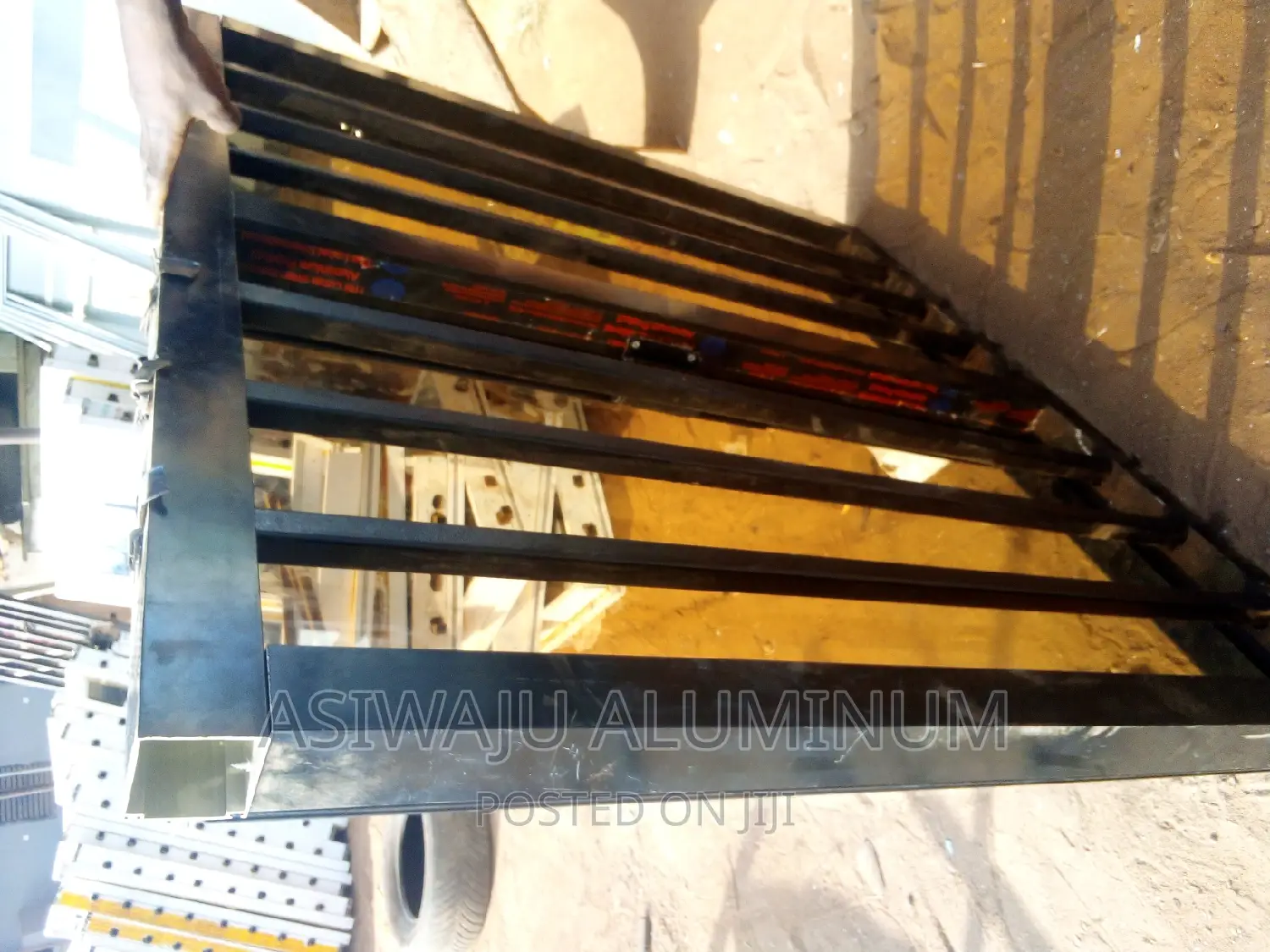 Transome Frameless Window With Burglary