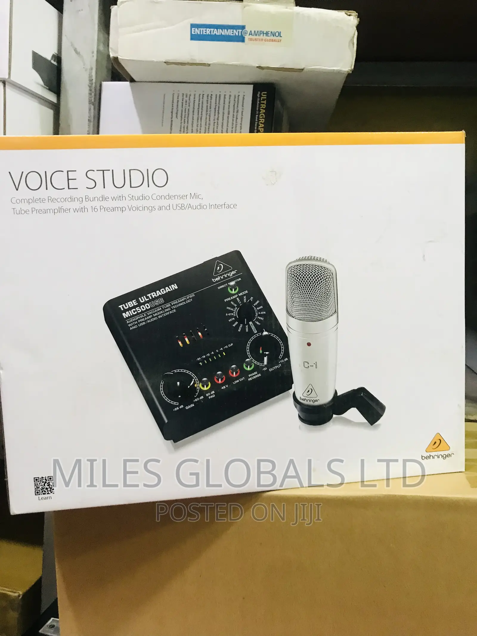 Behringer Voice Studio Recording Bundle