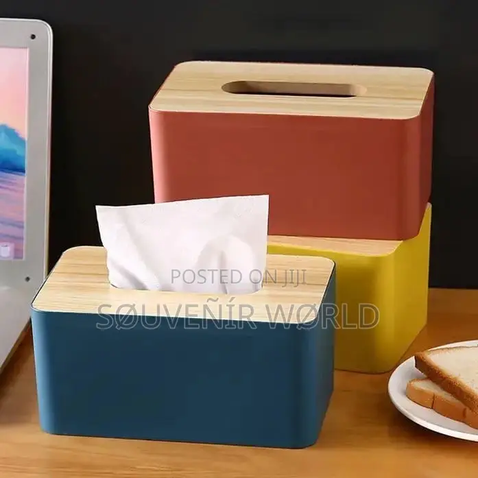 Wooden Tissue Holder