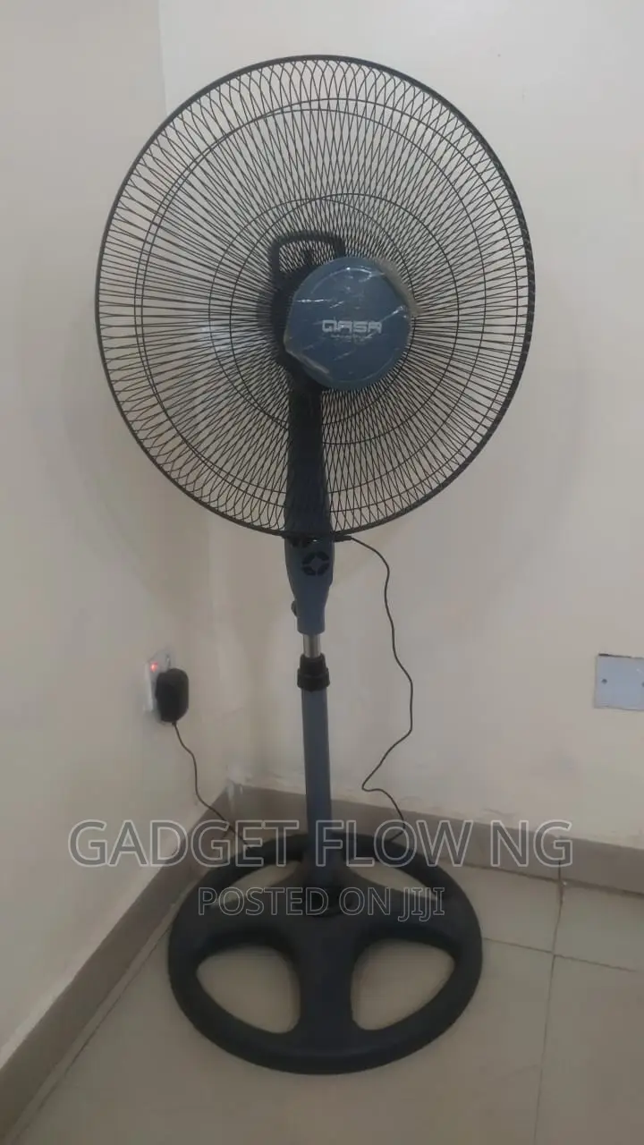Qasa 18 Inches AC/DC Standing Fan + Remote