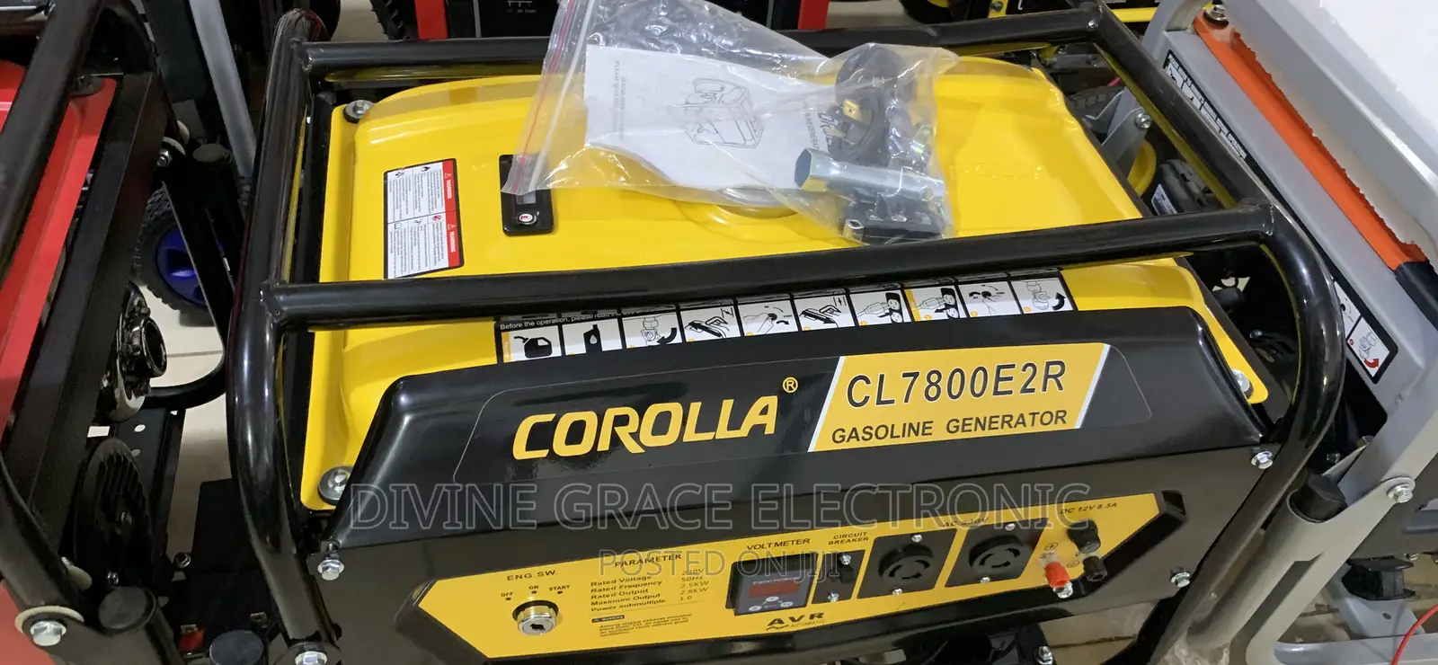 3.5kva Corolla Gasoline Generator
