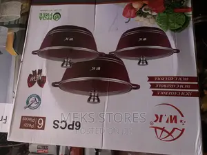 6 PCS Set of Pot, 32cm, 36cm, and 40cm