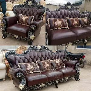 Executive Pure Leather Royal Sofa