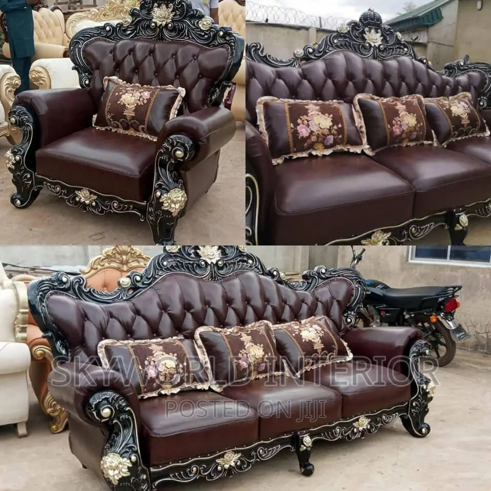 Executive Pure Leather Royal Sofa