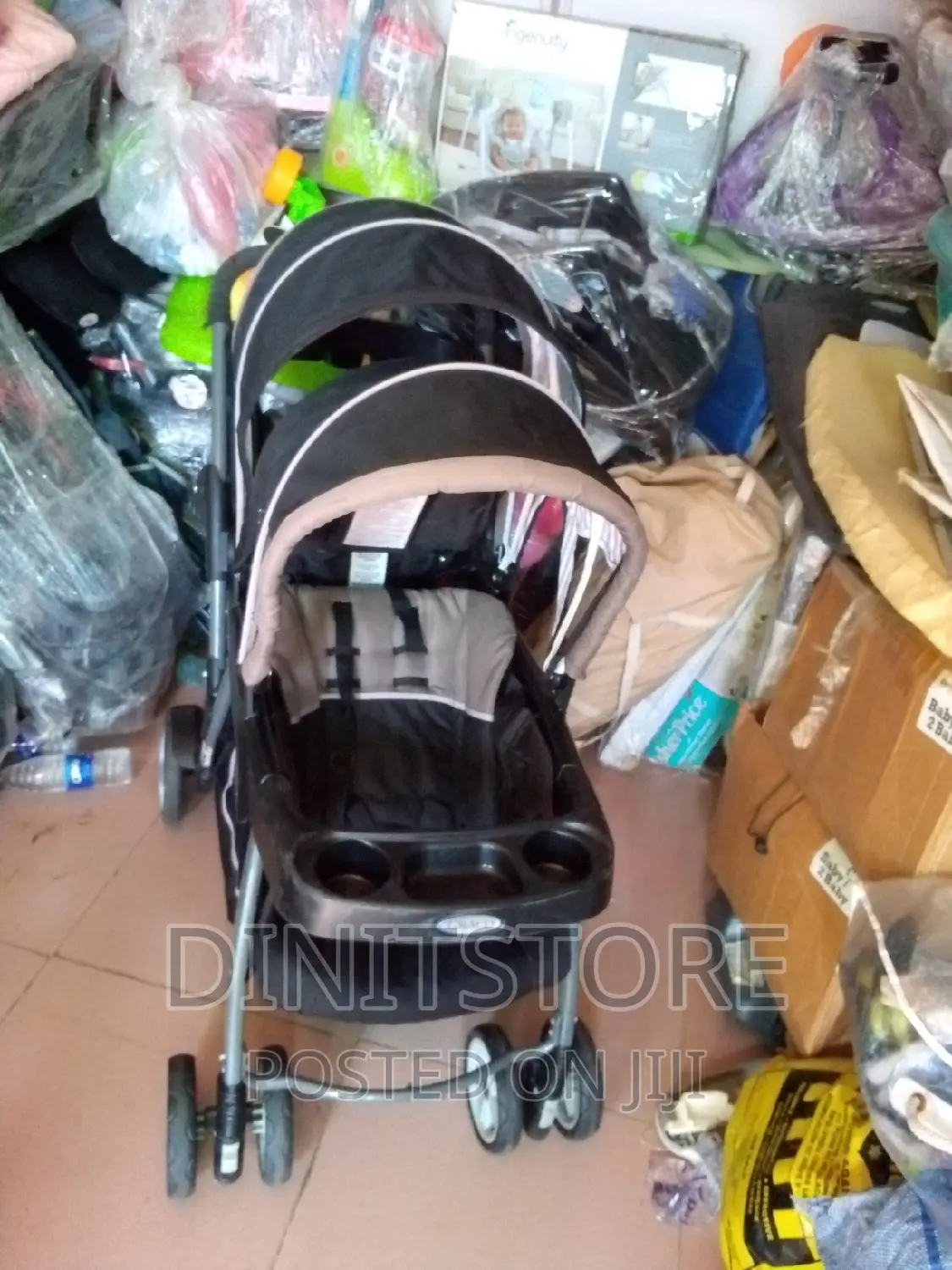 Uk Neatly Used Extremely Double Stroller/Twins Stroller