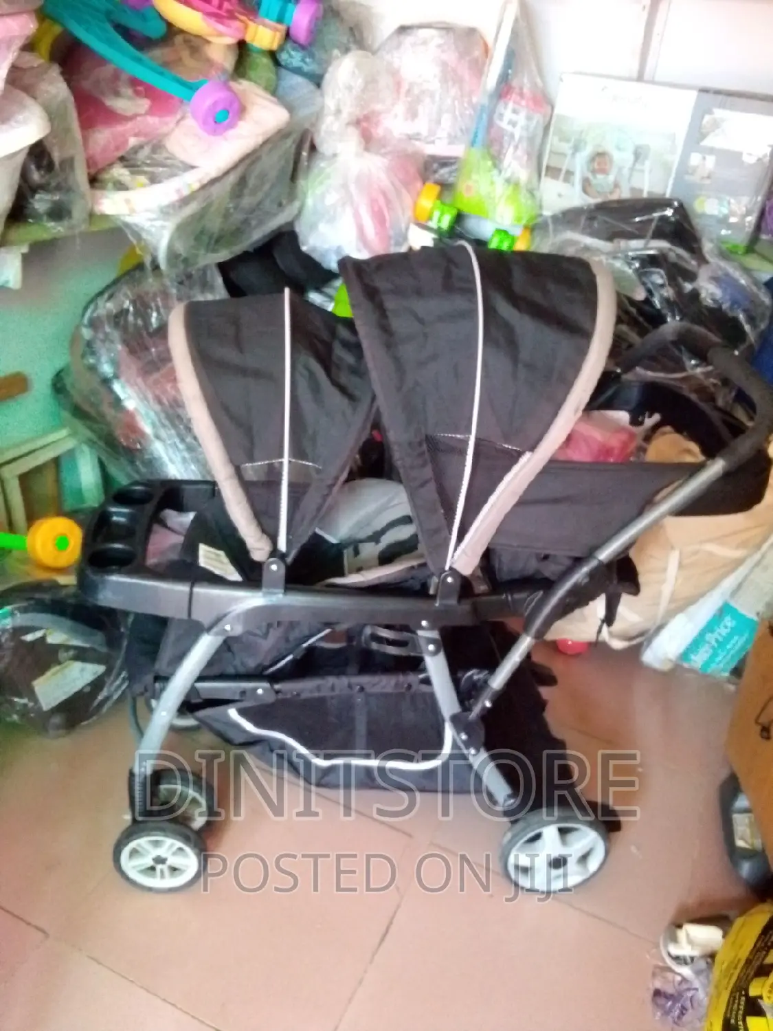 Uk Neatly Used Extremely Double Stroller/Twins Stroller