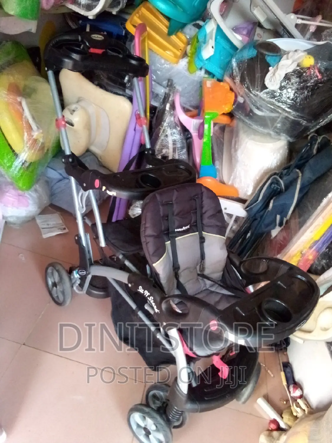 Uk Neatly Used Extremely Double Stroller/Twins Stroller