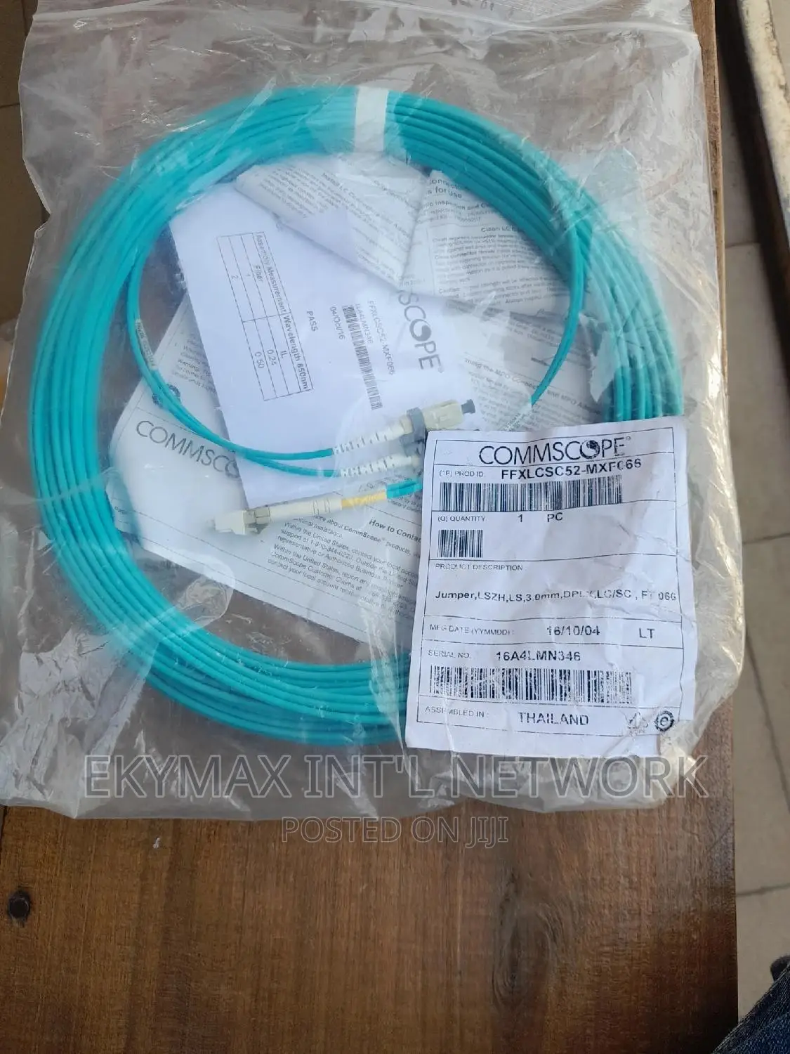 20meters LC-SC Fiber Patch Cords Commscope