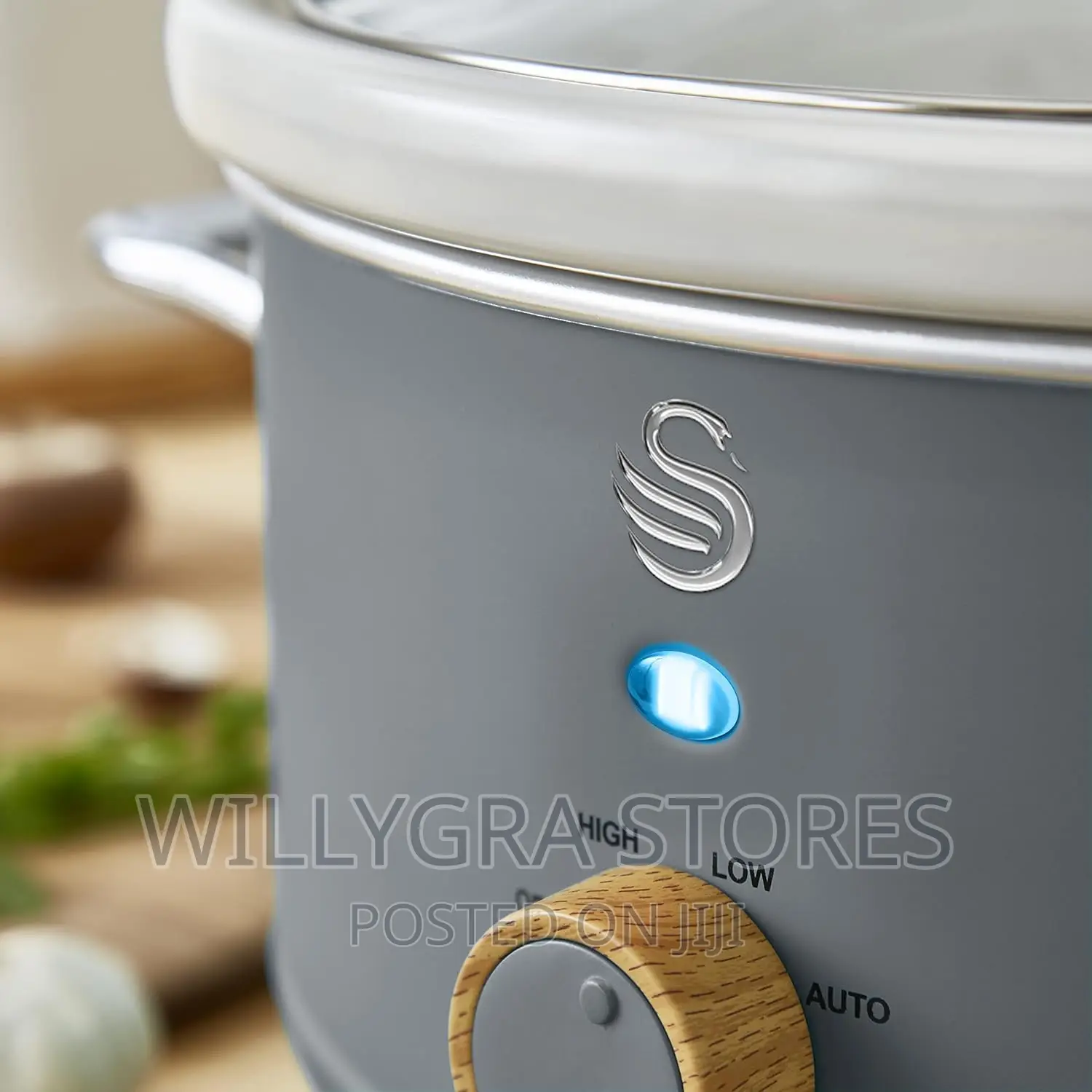 Swan Nordic-style Slow Cooker With Removable Ceramic Pot