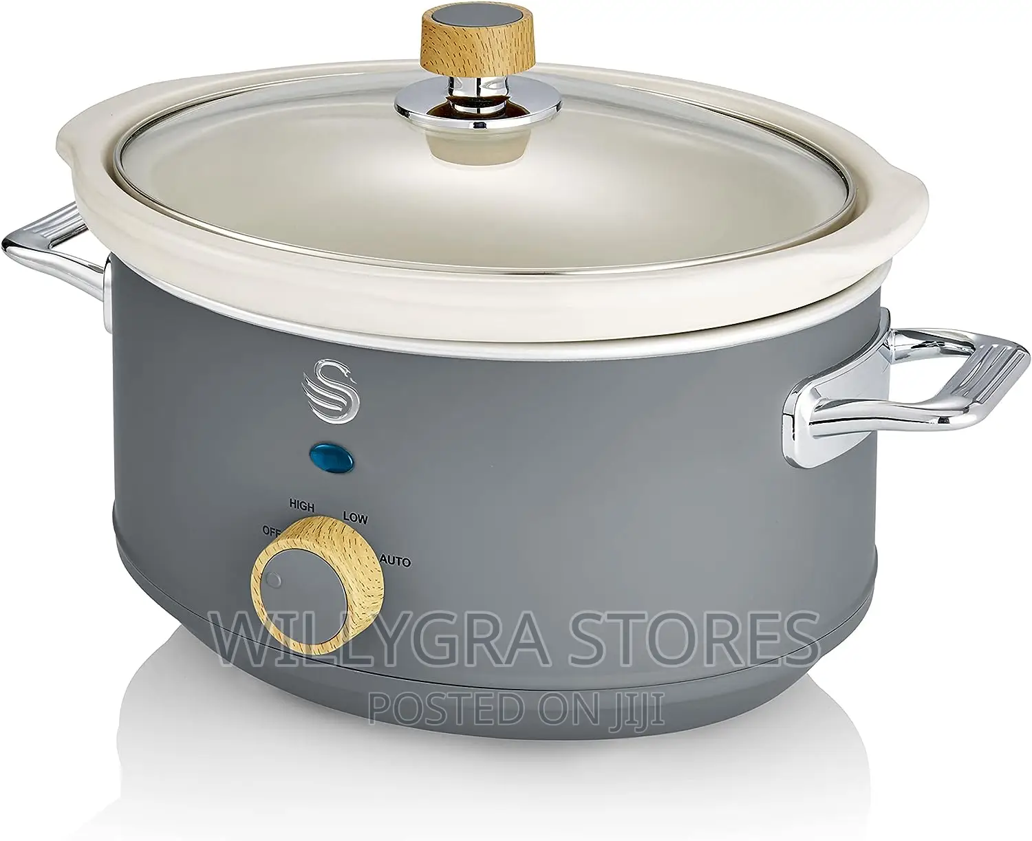 Swan Nordic-style Slow Cooker With Removable Ceramic Pot
