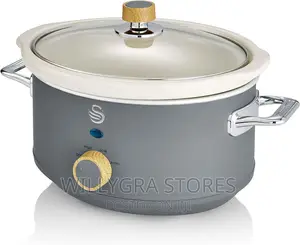 Swan Nordic-style Slow Cooker With Removable Ceramic Pot