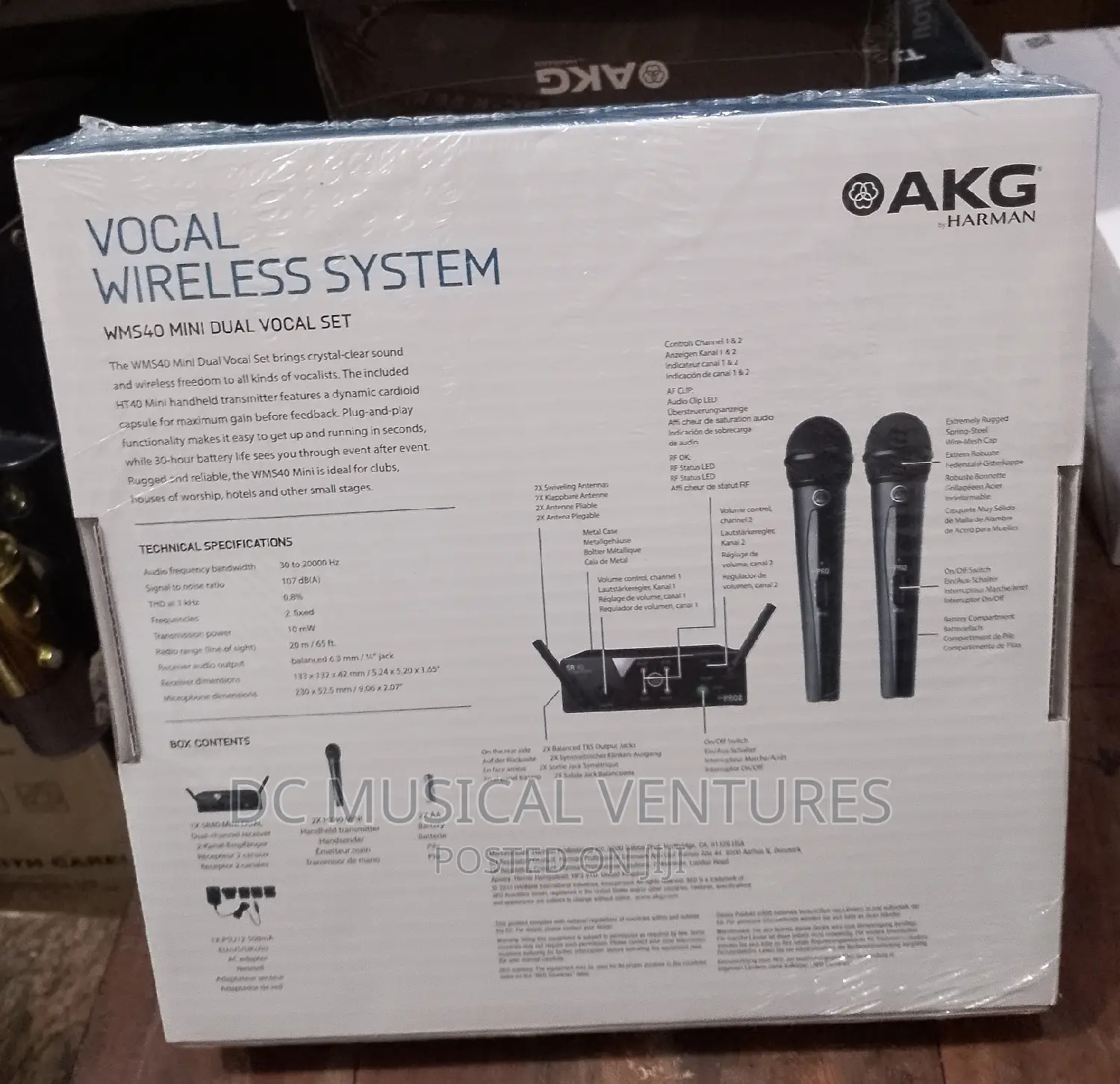 Akg Wireless Microphone WMS40
