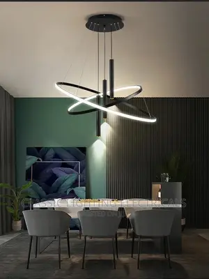 Round LED Chandeliers for Living Room Dining Room Kitchen