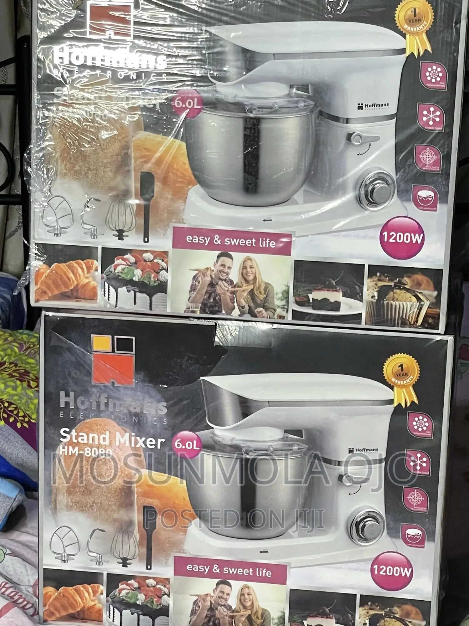 6L Hoffmans Electric Stand Mixer