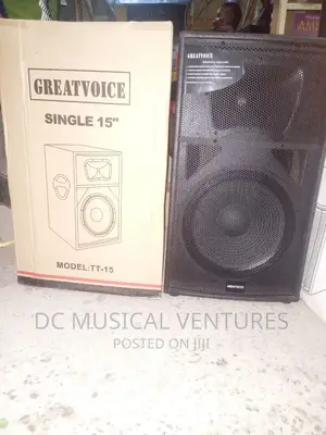 15" Single Speaker Greatvoice