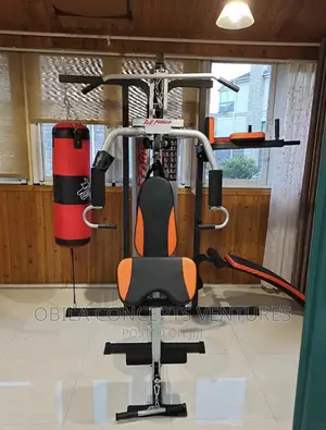 Heavy Duty Multi Station 3 Gym With Bag Sit-Up Bench