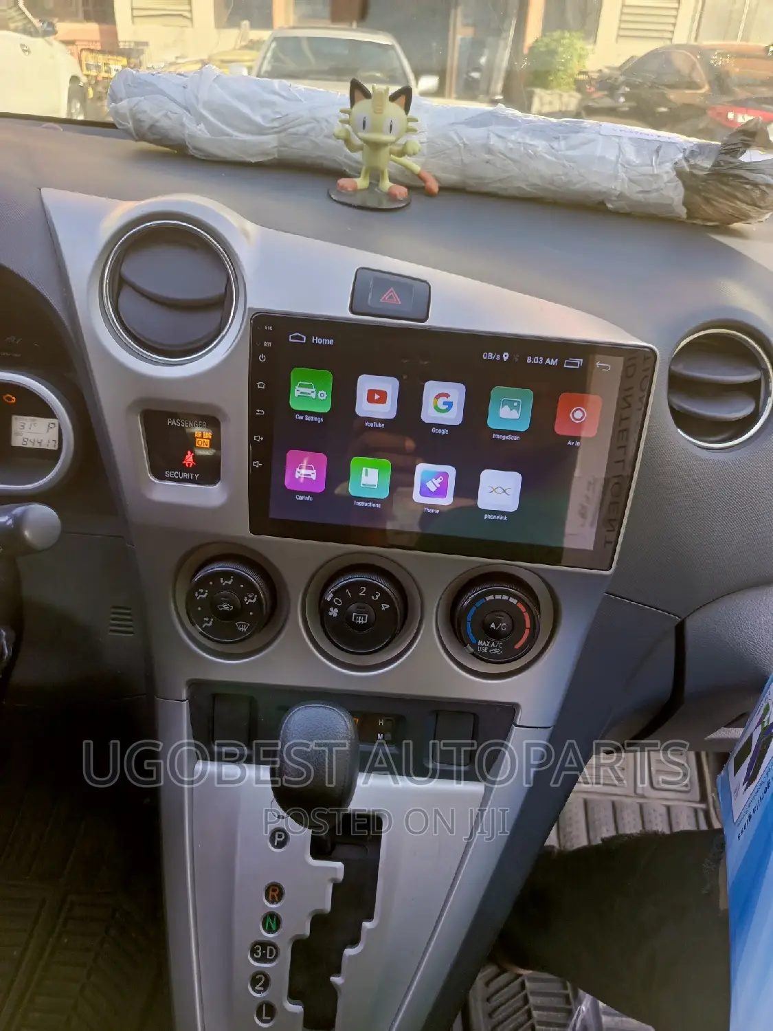 Toyota Matrix Android Screen (2010) With Gps Navigation(Map)