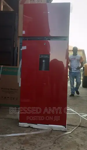Brand New Hisense Double Door Fridge With Dispenser (204l)
