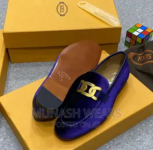 Italian Tod's Velvet Shoe