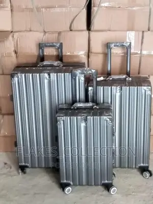 Set of 3 Aluminum Hardshell Luggage Box