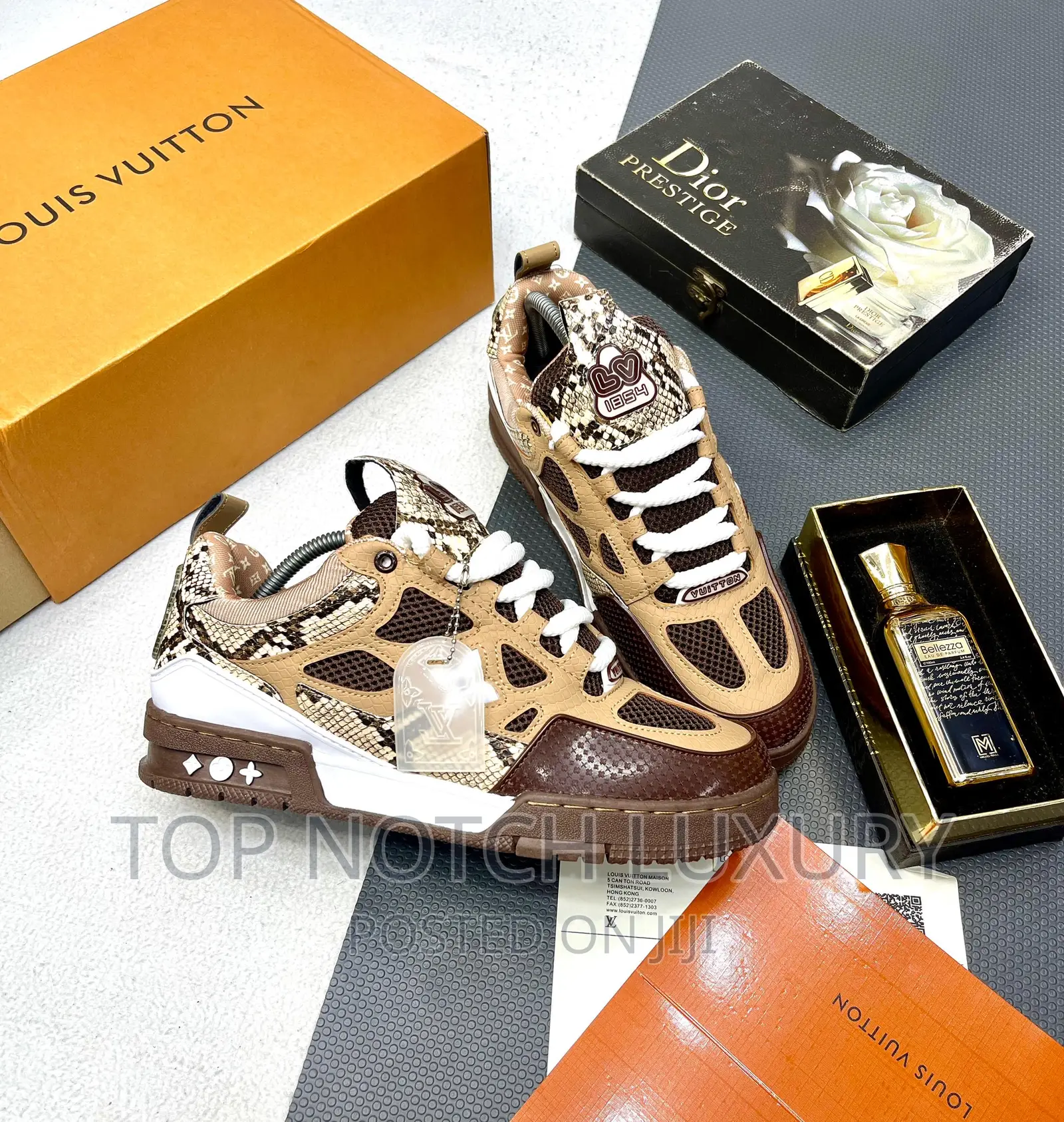 Original Louis Vuitton Skate Sneakers ‘ Brow N Python”